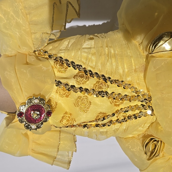 Princess Belle Beauty And The Beast Disney Halloween Costume Size 5/6 Girls - Picture 6 of 10